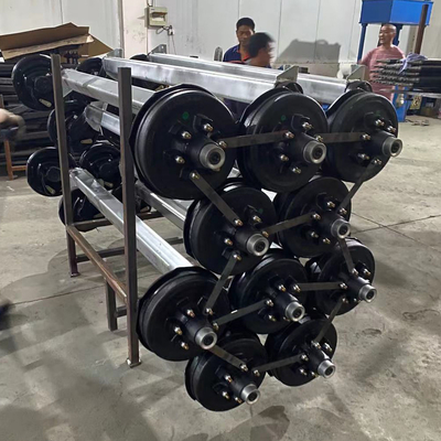 5200 lb 6 Lug Ηλεκτρικό φρένο ρυμουλκούμενο άξονα συναρμολόγηση για 6 μπουλόνια σε 5.5 &quot;Μακέτο μπουλόνια