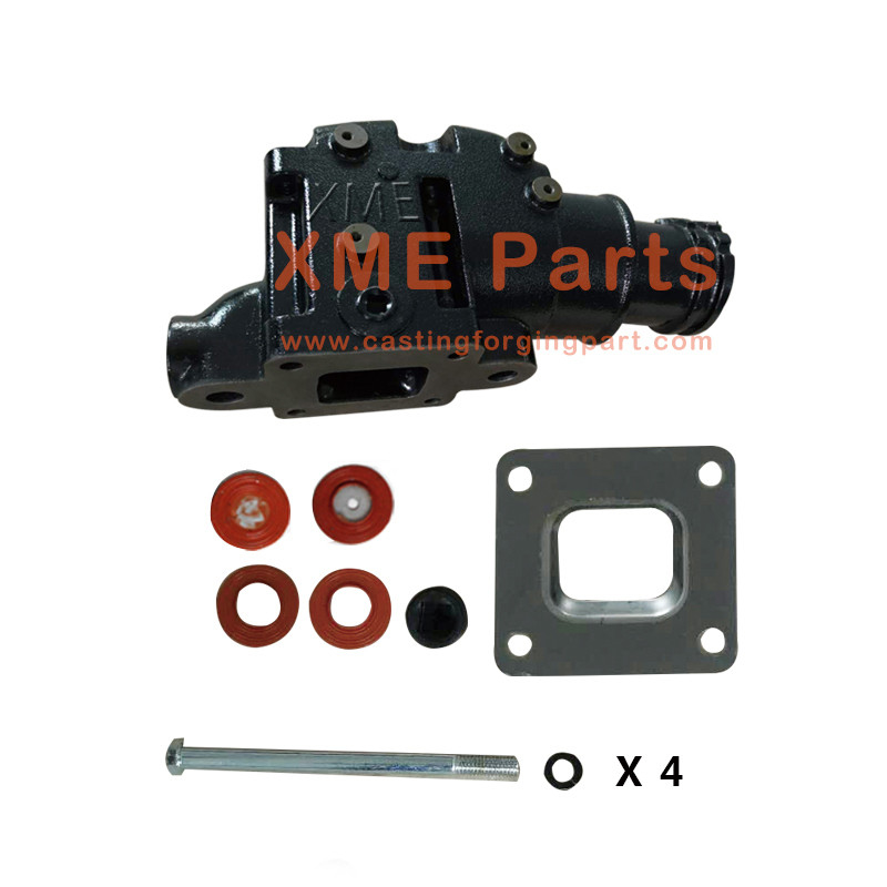 MerCruiser V6 V8 Kit ξηράς αρθρώσεως εξάτμισης Riser με συσκευασία Μέγεθος 415mmx180mmx200mm