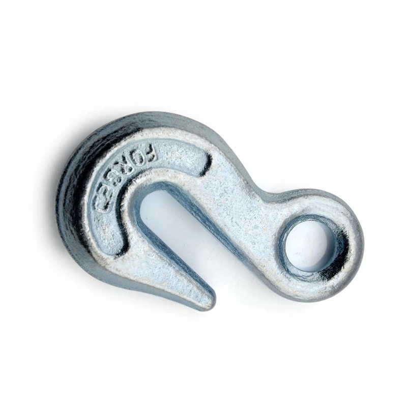 OEM σφυρηλατήσεις ανύψωση Rigging Eye Hook Τμήματα κλειστό πεθαίνει σφυρηλατητική διαδικασία σφυρηλατημένη γερανό γάντζο